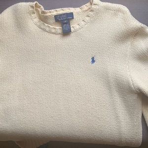 Cream polo sweater